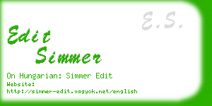 edit simmer business card
